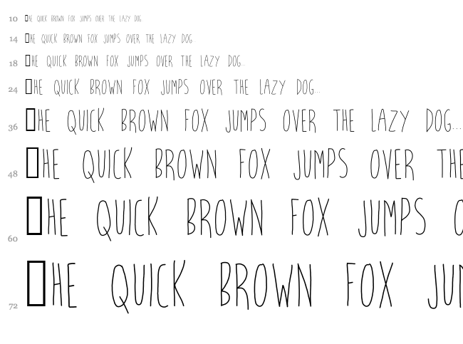 What the fish font waterfall